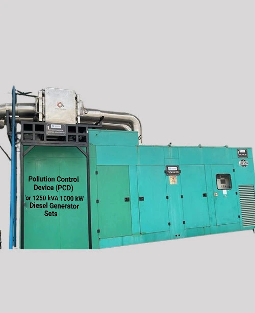 Pollution Control Device (PCD) for 1250 kVA 1000 kW DG Sets
