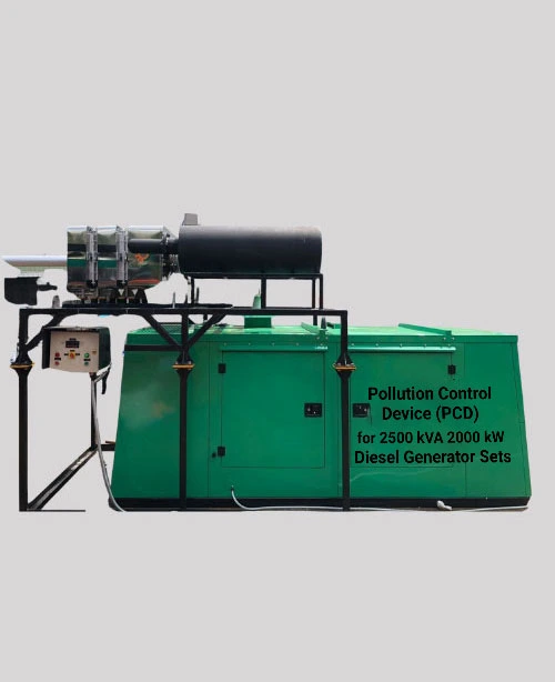 Pollution Control Device (PCD) for 2500 kVA 2000 kW DG Sets