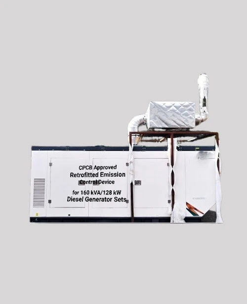 RECD (Retrofit Emissions Control Device) for 160 kVA/128 kW DG Sets