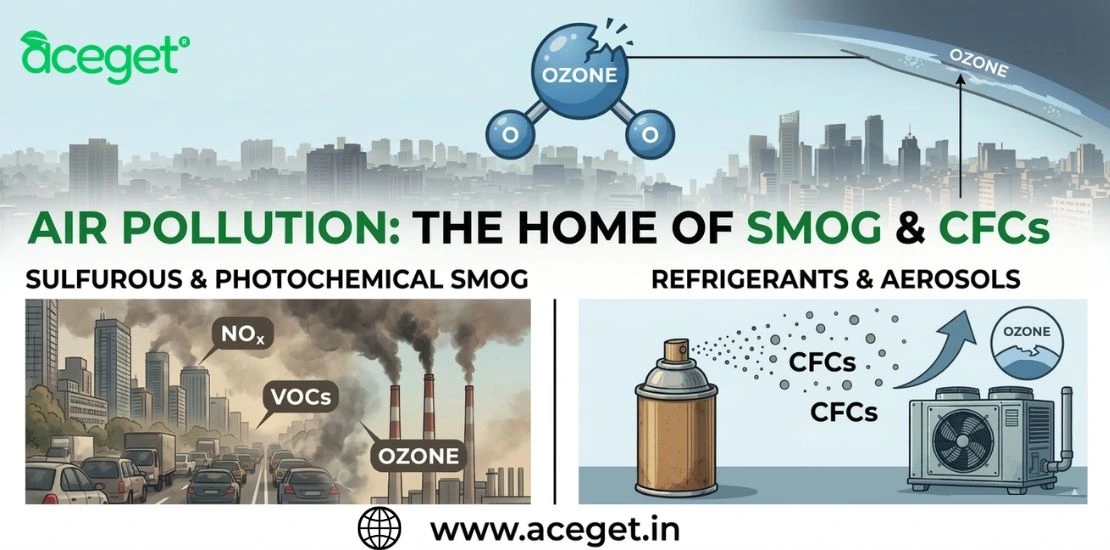 Which Type of Pollution Includes CFCs and Smog blog img.